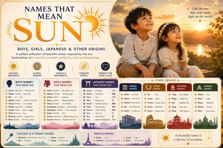 names that mean sun
